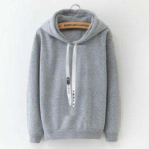 Hoodies Women 2019 Brand Female Long Sleeve Solid Color Hooded Sweatshirt Hoodie Tracksuit Sweat Coat Casual Sportswear S-3XL