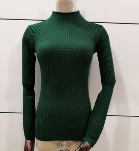 8 colors 2019 Autumn Women lady sweater high elastic Solid Turtleneck sweater women slim sexy tight Bottoming Knitted Pullovers