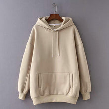 Load image into Gallery viewer, Tangada women fleece hoodie sweatshirts winter japanese fashion 2019 oversize ladies pullovers warm pocket hooded jacket SD60