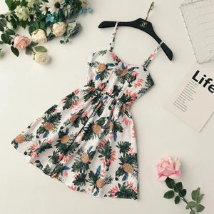 Marwin New Off shoulder ruffle Dot summer Dress women white strap chiffon beach Boho party sexy dresses vestido furits