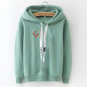 Hoodies Women 2019 Brand Female Long Sleeve Solid Color Hooded Sweatshirt Hoodie Tracksuit Sweat Coat Casual Sportswear S-3XL