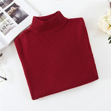 Load image into Gallery viewer, 2019 Autumn Winter Women Pullovers Sweater Knitted Elasticity Casual Jumper Fashion Slim Turtleneck Warm Female Sweaters