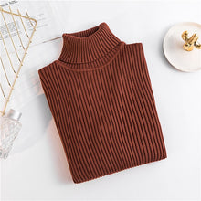 Load image into Gallery viewer, 3 DAYS SALE !!!!! winter Women Knitted Turtleneck Sweater Casual Soft polo-neck Jumper Fashion Slim Femme Elasticity Pullovers