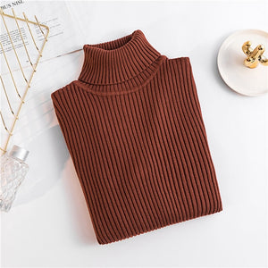 3 DAYS SALE !!!!! winter Women Knitted Turtleneck Sweater Casual Soft polo-neck Jumper Fashion Slim Femme Elasticity Pullovers