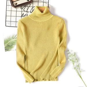 3 DAYS SALE !!!!! winter Women Knitted Turtleneck Sweater Casual Soft polo-neck Jumper Fashion Slim Femme Elasticity Pullovers