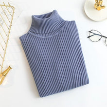 Load image into Gallery viewer, 3 DAYS SALE !!!!! winter Women Knitted Turtleneck Sweater Casual Soft polo-neck Jumper Fashion Slim Femme Elasticity Pullovers