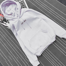 Load image into Gallery viewer, RICORIT Oh Yes Letter Pullover Women Fleece Thick Harajuku Loose Hoodies Female Winter Casual Hooded Sweatshirt Bts Hoodie