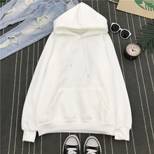 Load image into Gallery viewer, Zuolunouba 2018 winter Casual Fleece women Hoodies Sweatshirts long sleeve yellow girl Pullovers loose Hooded Female thick coat