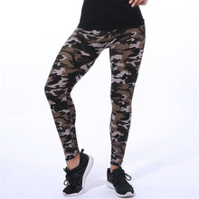 Load image into Gallery viewer, VISNXGI New Fashion 2019 Camouflage Printing Elasticity Leggings Camouflage Fitness Pant Legins Casual Milk Legging For Women